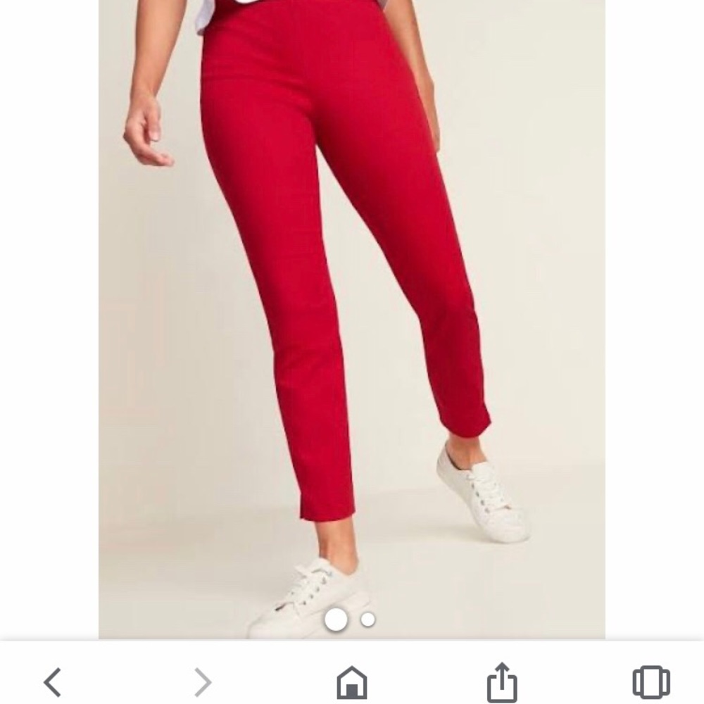 Old Navy red pants